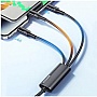 ���� ������ USB 2.0 AM to Lightning + Micro 5P + USB-C 1.2m 100W Essager (EXCMTL-JJ01-P)