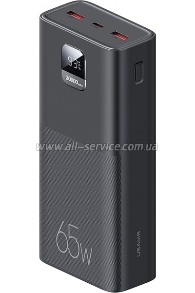 ������� ������������� Usams PB68 30000mAh PD 65W Black (ATXLOGTC01)