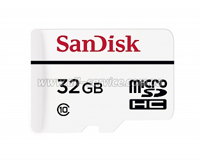   32GB SanDisk High Endurance Video Monitoring microSDHC Class 10 (SDSDQQ-032G-G46A)