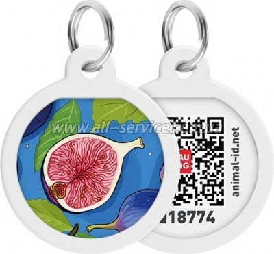 Адресник для животных WAUDOG Smart ID с QR паспортом Адресник для животных WAUDOG Smart ID с QR паспортом