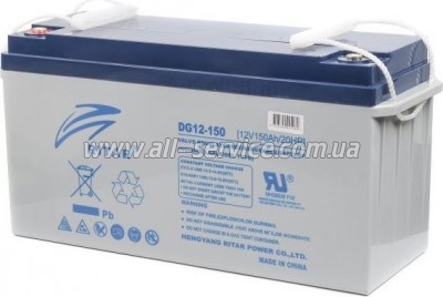    Ritar GEL DG12-150, 12V-150Ah (DG12-150)