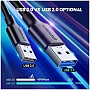 ���� ������ USB 3.0 AM to USB-C 1.0m US184 Black Ugreen (20882)
