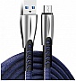 ���� ������ ColorWay USB 2.0 AM to Micro 5P 1.0m zinc alloy blue (CW-CBUM011-BL)