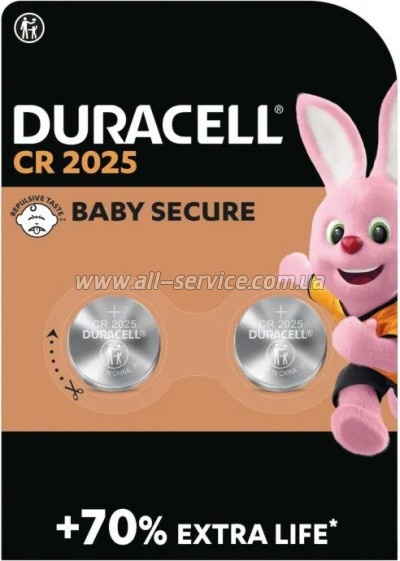  Duracell CR 2025 / DL 2025 * 2 (5000394203907 / 5008922)