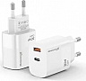 �������� ������� Grand-X GaN 1xUSB-C + 1xUSB QC3.0 36W white (CH-360W)