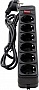 Сетевой фильтр Gembird 3м 6 розеток Black (SPG6-G-10B) Сетевой фильтр Gembird 3м 6 розеток Black (SPG6-G-10B)