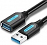 ���� ������ USB 3.0 AM/AF 3.0m black Vention (CBHBI)