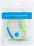 ���� ������ USB 2.0 AM to Micro 5P 0.2m ������� green Extradigital (KBU1782)