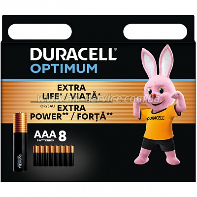  Duracell AAA Optimum LR03 * 8 (5015602)