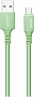 ���� ������ USB 2.0 AM to Micro 5P 1.0m soft silicone green ColorWay (CW-CBUM042-GR)
