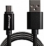���� ������ USB 2.0 AM to Micro 5P 1.0m Black Grand-X (FM01BB)
