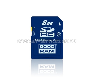   8Gb Goodram SDHC class 4 (SDC8GSDHC4NR)