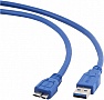 ���� ������ USB 3.0 AM to Micro 5P 3.0m Cablexpert (CCP-mUSB3-AMBM-10)