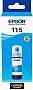 ��������� Epson 115 EcoTank L8160/ L8180 Cyan (C13T07D24A)