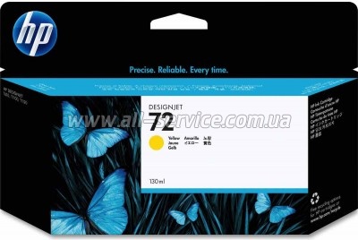  HP 72 DJ T610/ T1100 yellow (C9373A)