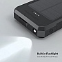   RAVPower 15000mAh Solar Portable Charger Waterproof Dustproof Shockproof (RP-PB124)