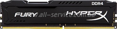  Kingston HyperX Fury 8GB DDR4 2933 DDR4 CL17 Black (HX429C17FB2/8)