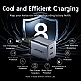 �������� ������� Vention 2xUSB-C PD45W GaN + cable USB-C to USB-C 1.0m 5A gray (TZ-FCFH0-EU)