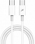 ���� ������ USB-C to USB-C 1.0m 20W CC-03W White Grand-X (CC-03W)