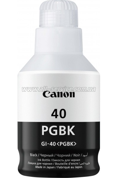 ��������� GI-40 Canon Pixma GM2040/ G5040/ G6040 Black (3385C001)