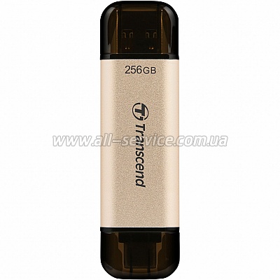  256GB Transcend JetFlash 930C USB 3.2 / Type-C Gold-Black (TS256GJF930C)