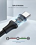 Дата кабель USB 2.0 AM to USB-C 2.0m US287 Black Ugreen (60118) Дата кабель USB 2.0 AM to USB-C 2.0m US287 Black Ugreen (60118)