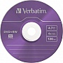 ���� Verbatim DVD+RW 4.7Gb 4x SlimCase 5�� Color (43297)