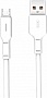 ���� ������ USB 2.0 AM to Micro 5P 1.0m 3A white XO (NB112-M-WH)