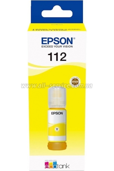 Контейнер Epson 112 EcoTank L6550/ L15150 Pigment Yellow (C13T06C44A) Контейнер Epson 112 EcoTank L6550/ L15150 Pigment Yellow (C13T06C44A)