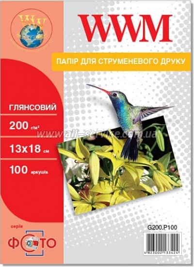  WWM Glossy 200/ 1318 100 (G200.P100)