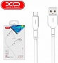 ���� ������ USB 2.0 AM to Micro 5P 1.0m 3A white XO (NB112-M-WH)