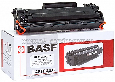  BASF HP LaserJet Pro M125/ 127/ Canon 737  CF283X / CRG737 (BASF-KT-CF283X)