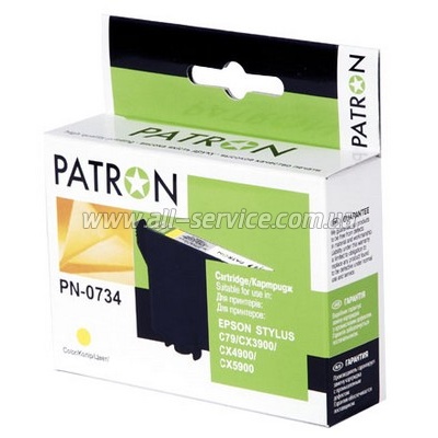  EPSON T07344 (PN-0734) YELLOW PATRON