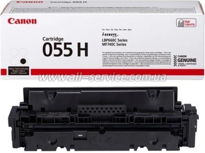 �������� ��������� 055H Canon i-sensys MF742Cdw/ MF744Cdw/ MF746Cx/ LBP663Cdw/ LBP664Cx Black (3020C002)