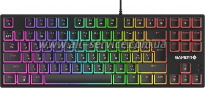 Клавиатура GamePro MK80R Red Switch RGB USB Black (MK80R) Клавиатура GamePro MK80R Red Switch RGB USB Black (MK80R)