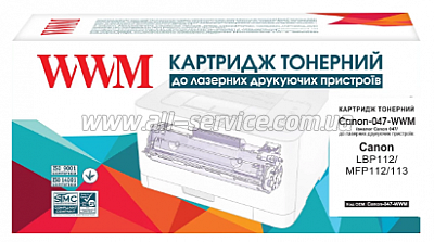  WWM Canon LBP112/ MFP112/ 113  Canon 047 (Canon-047-WWM)