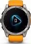 - Garmin fenix 8 51mm, AMOLED, Saph, Ti/Bare/Grpht, SparkOrg/GrphtBd, (010-02905-11)