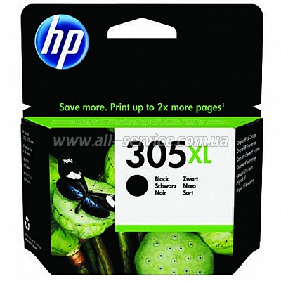  HP 305XL DJ 2320/ 2710/ 2720/ 4120 black (3YM62AE)