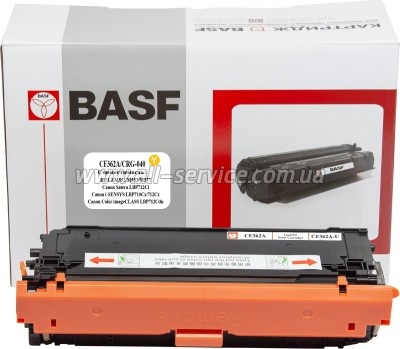 �������� BASF HP LJ M552 ������ CF362A/ 508A/ Canon 040 Yellow (BASF-KT-CF362A-U)