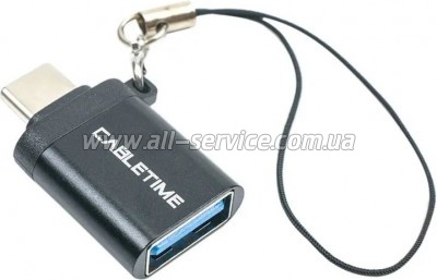 Адаптер OTG USB 3.0 AF to USB-C Cabletime (CA913688) Адаптер OTG USB 3.0 AF to USB-C Cabletime (CA913688)