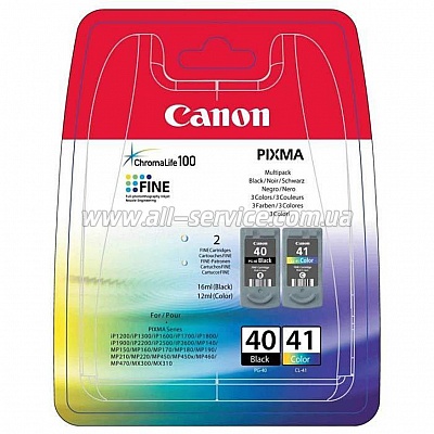   Canon PG-40Bk/ CL-41 Pixma MX310/ MP150/ MP170/ MP450 (0615B043)