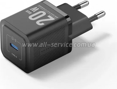 �������� ������� Vention USB-C PD20W GaN black (FEPB0-EU)