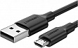 ���� ������ USB 2.0 AM to Micro 5P 3.0m 2A US289 black Ugreen (60827)