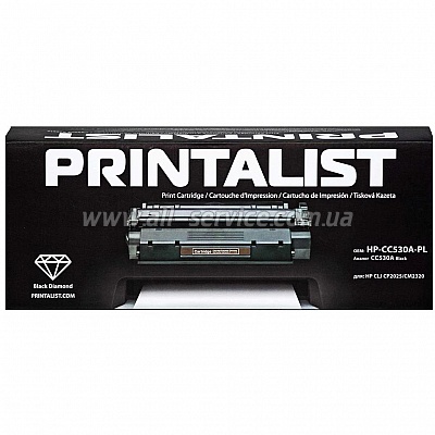  PRINTALIST HP CLJ CP2025/ CM2320  CC530A Black (HP-CC530A-PL)