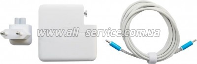 ���� ������� � �������� AlSoft Apple A2166 96W 20.5V/4.7A, 15V/3A, 9V/3A, 5.2V/3A, USB type-C (A40377)