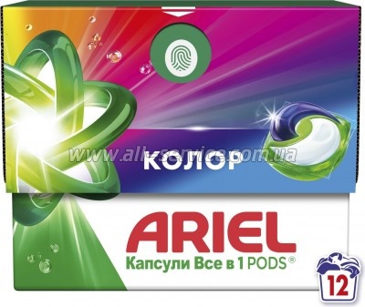    Ariel Pods All-in-1 Color   12 . (8700216766197)