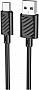 ���� ������ USB 2.0 AM to USB-C 1.0m X88 Gratified black HOCO (6931474783349)