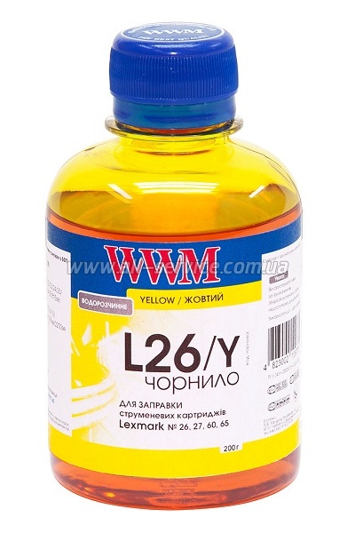  WWM 200 LEXMARK 10N0026/10N0227 Yellow (L26Y)