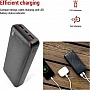 Батарея универсальная EMOS 20000mAh Alpha Q3 PD 22.5W black (B0572B) Батарея универсальная EMOS 20000mAh Alpha Q3 PD 22.5W black (B0572B)