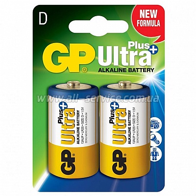  GP D GP Ultra Plus LR20 * 2 (13AUP-U2)